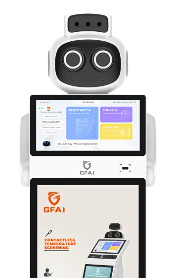 Smart Human Roboter Human Face Police Robot