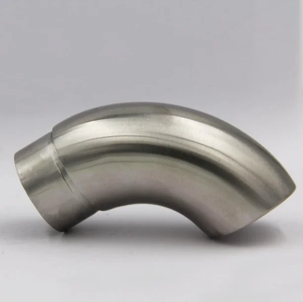 Stainless Steel Pipe Handrail Round Wall Return End Connects for Cable Railing Deck