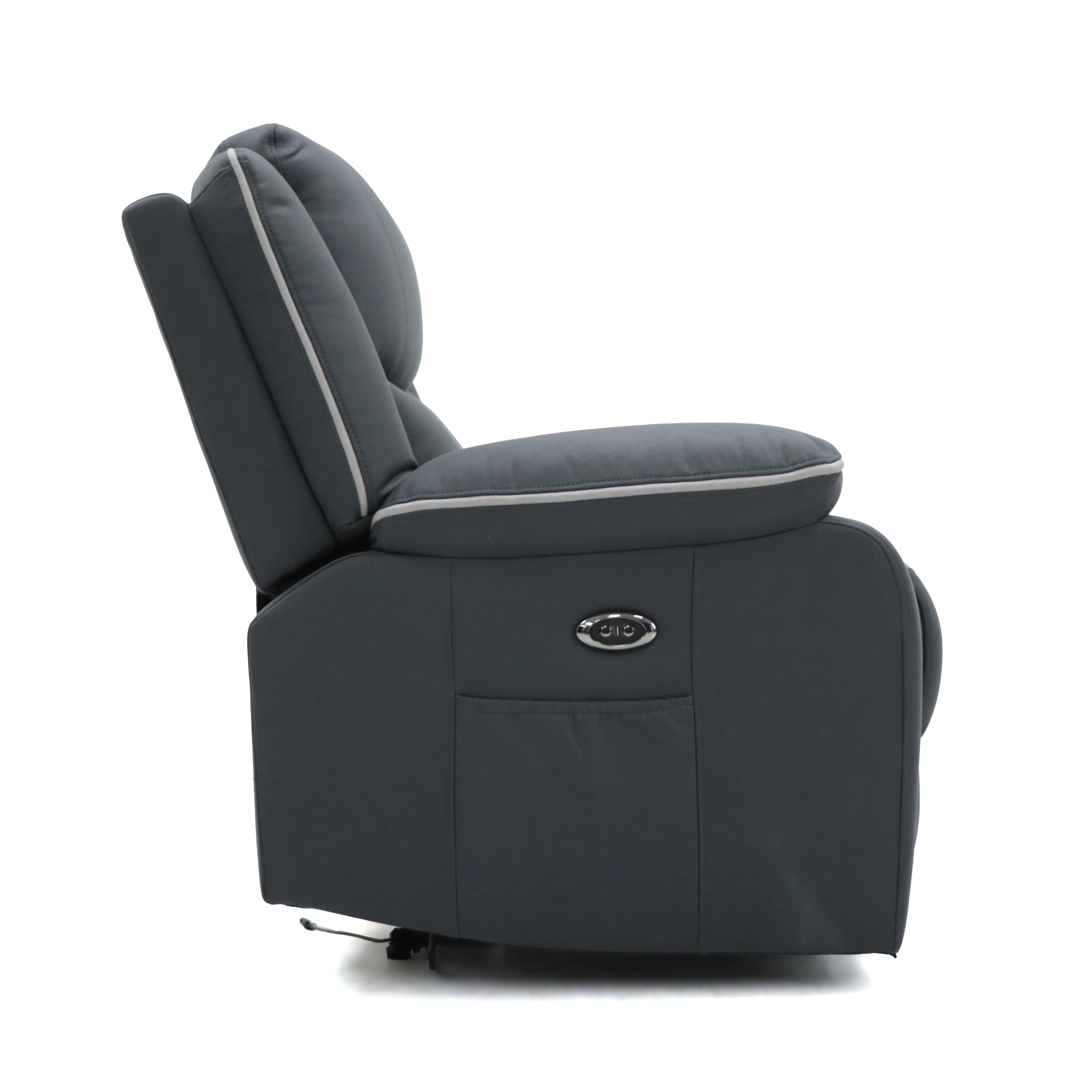 Geeksofa 3+2+1 Modern Tech Fabric Power Electric Recliner Sofa Set for Living Room Furniture