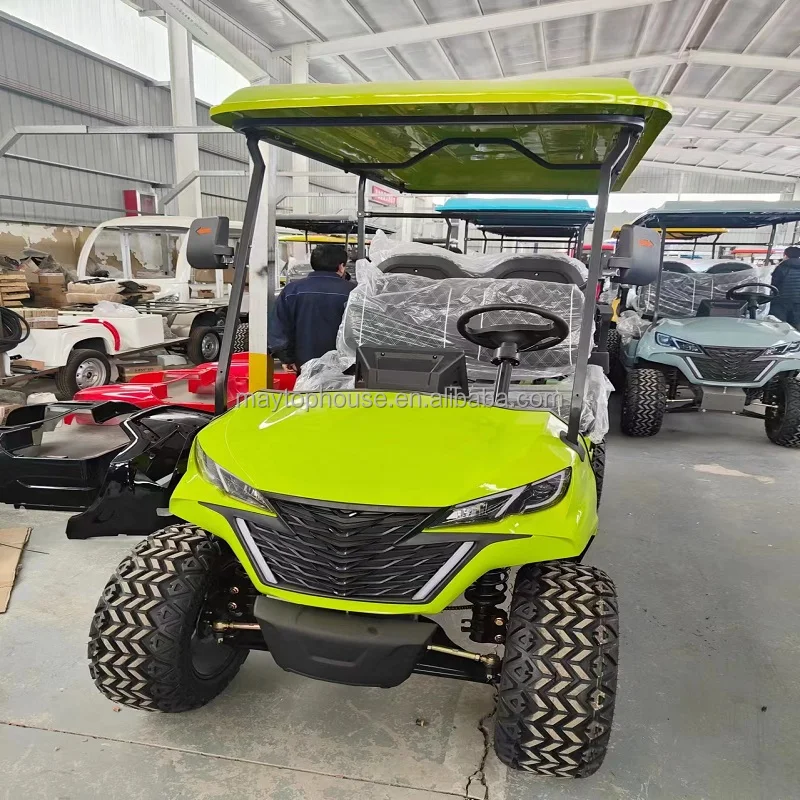 New Design Factory 2+2  2+4 Seat Sightseeing Bus Club Cart Electric Golf Buggy Hunting Car with CE DOT h