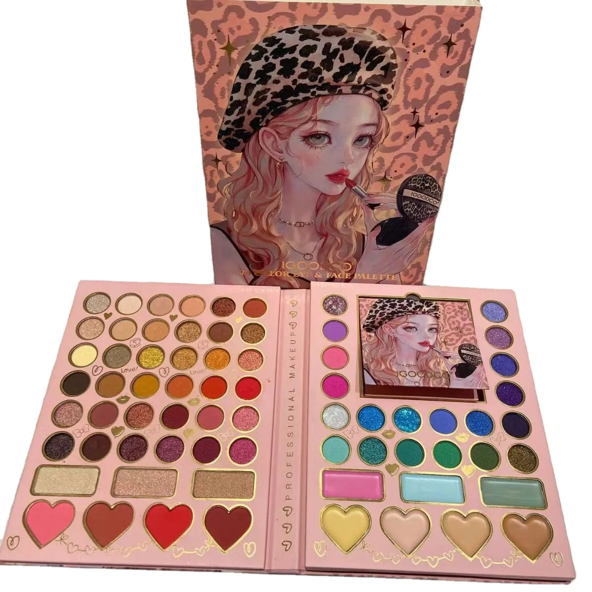 New Arrivals 70 Color Waterproof Cruelty-Free Cosmetic High-Pigment Vegan Makeup Cruelty-Free Matte Eyeshadow Palette