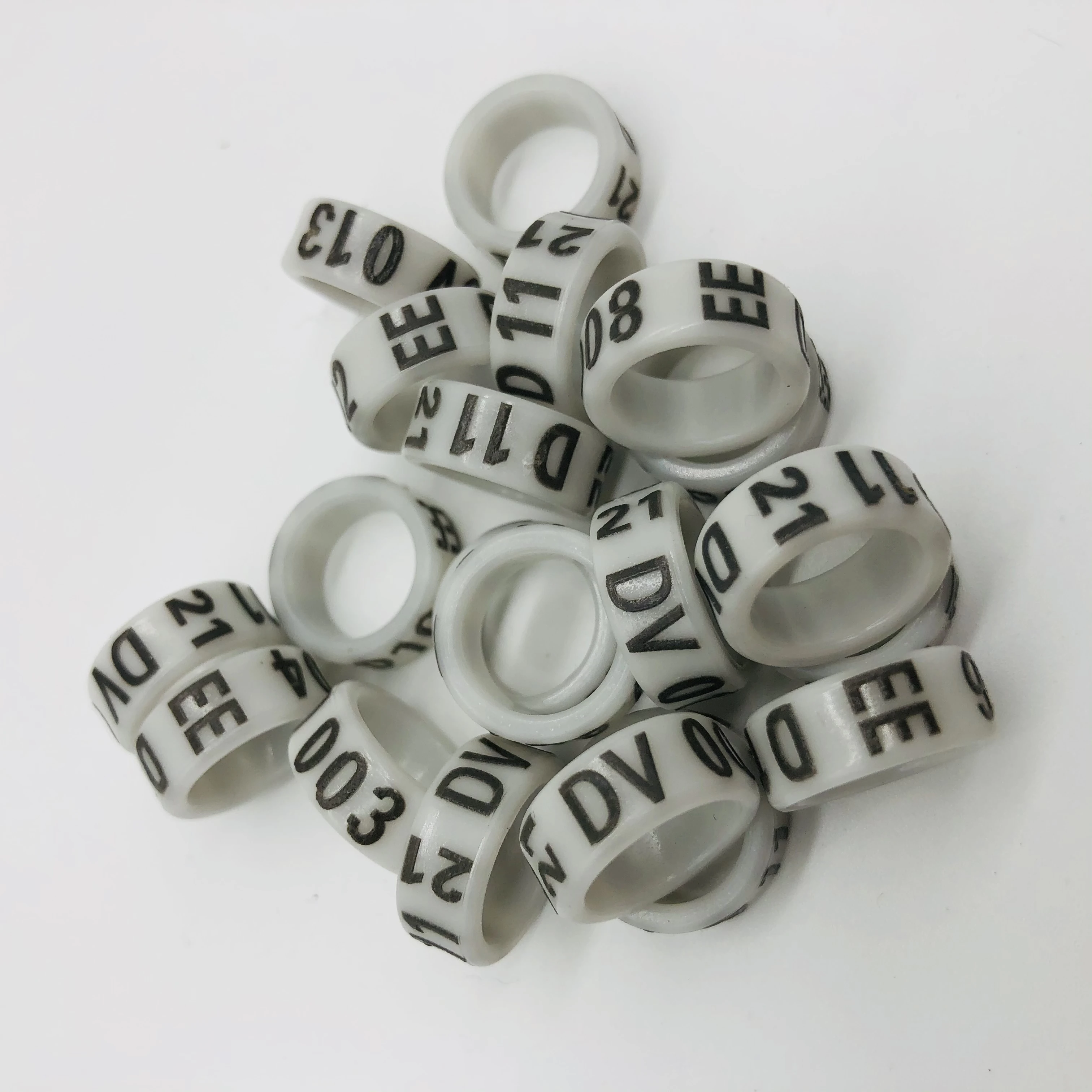 New luminous multi size pigeon rings for sale Pigeon Feet Ring rings for pigeon