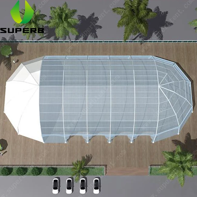 Large Outdoor Igloo Geodesic Dome Tent Waterproof and Fireproof with PVC Coated Aluminium and Steel Frame for Garden Use