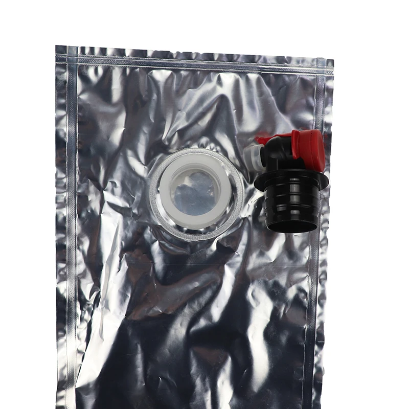 Aluminum Foil Red Wine Pack Plastic Food Bag In Box With Valve Liquor Pouch Bags Drinking Water Bladder Tank