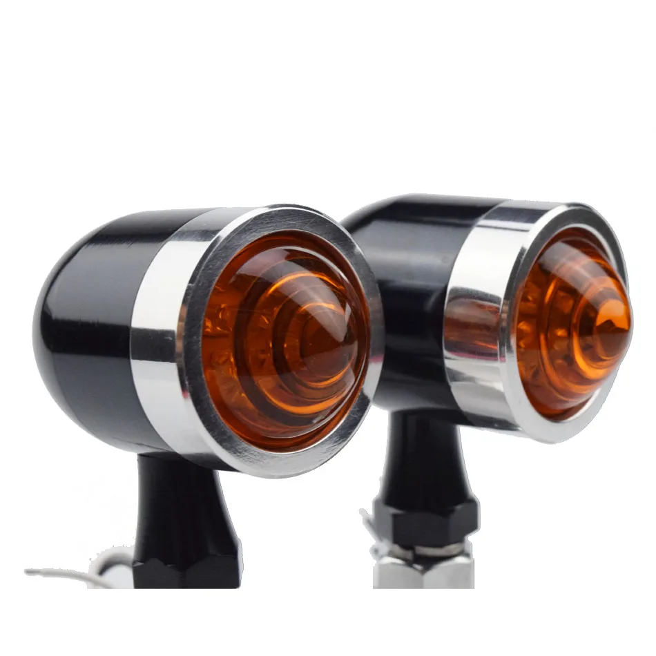 Motorcycle Cafe Racer Blinker Metal LED Turn Blinker
