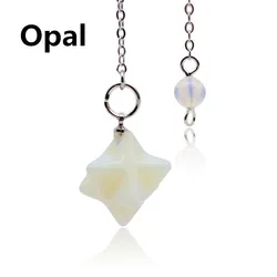 2020 New Arrivals Crystal Merkaba Pendulum Charm Pendent Necklaces