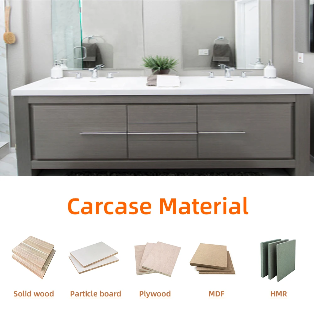 New Oem Service Sintered Stone Bath Vanity Countertop Basin Bathroom Led Mirror Storage Cabinets