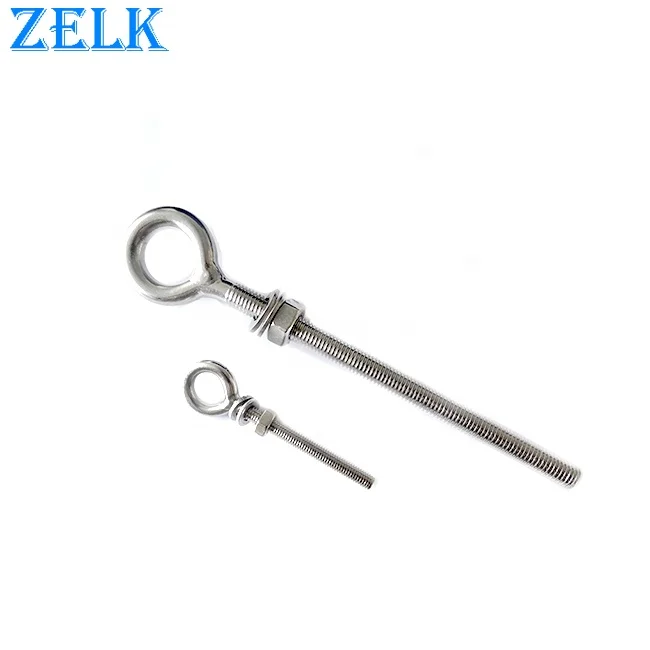 Rigging Hardware High Polished Stainless Steel US Type Regular eye Bolt