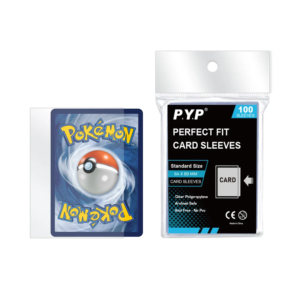 Clear Perfect Fit Side Load 89x64mm Standard Size Inner Card Sleeves