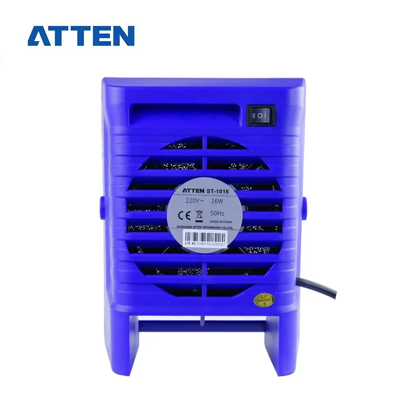 Внимание Настольный портативный пылесборник поглотитель дыма для пайки со светодиодной подсветкой