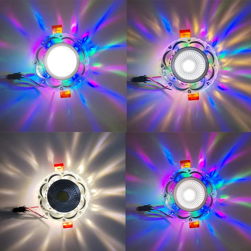 Высококачественный алюминиевый RGB прожектор 5 Вт с регулируемой яркостью Светодиодная лампа Rgb трубка свет Встроенная светодиодная