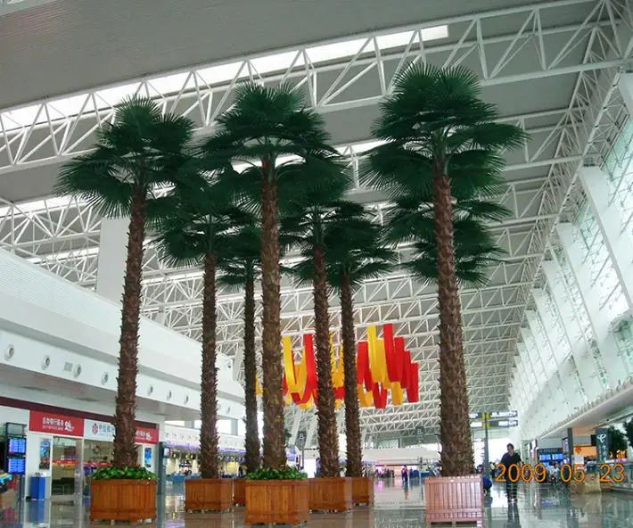 8 Meter Fiberglass artificial tree palm trees price artificial outdoor artificial tree coconut