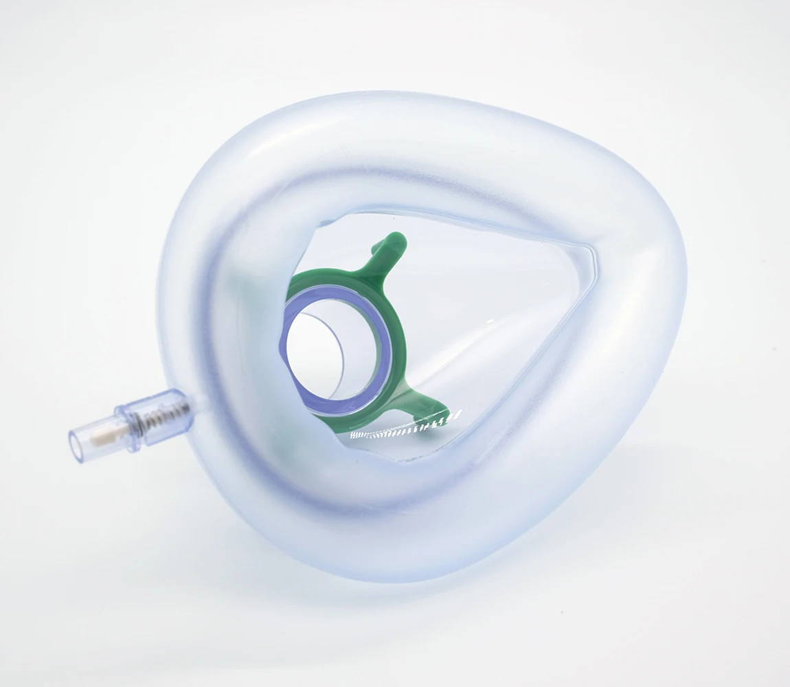 
CE approved hospital use Inflatable pvc disposable anesthesia mask for Adult and Child 