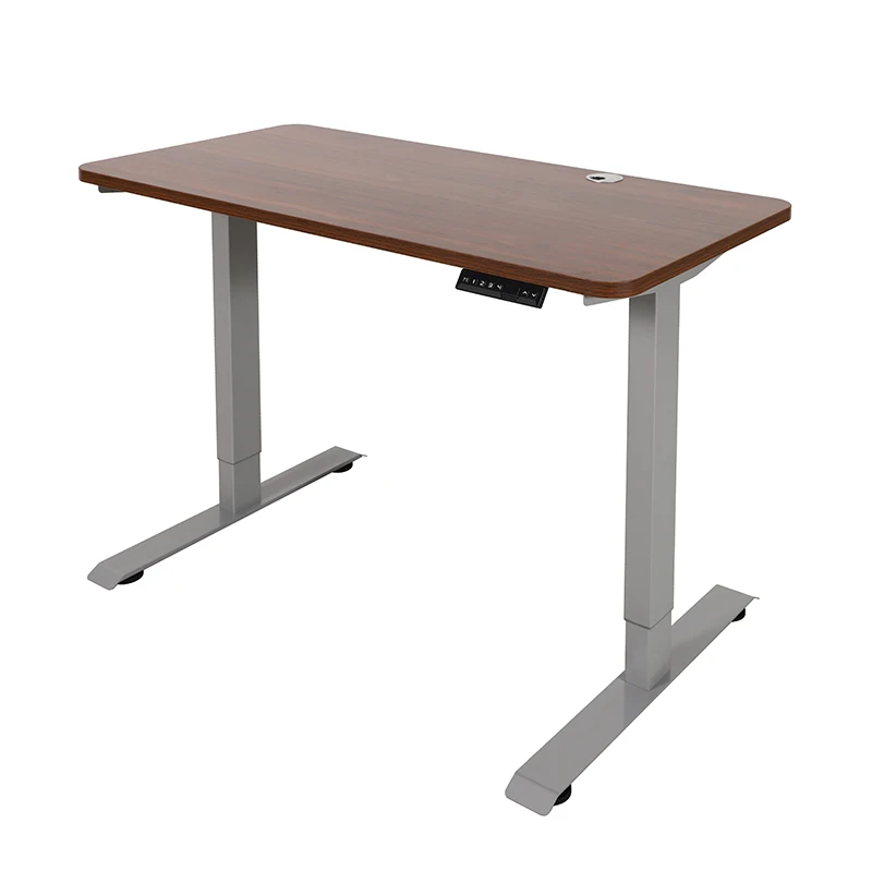 Nate Stable and comfortable customized smart office electric dual motor white color electric metal height adjustable table leg