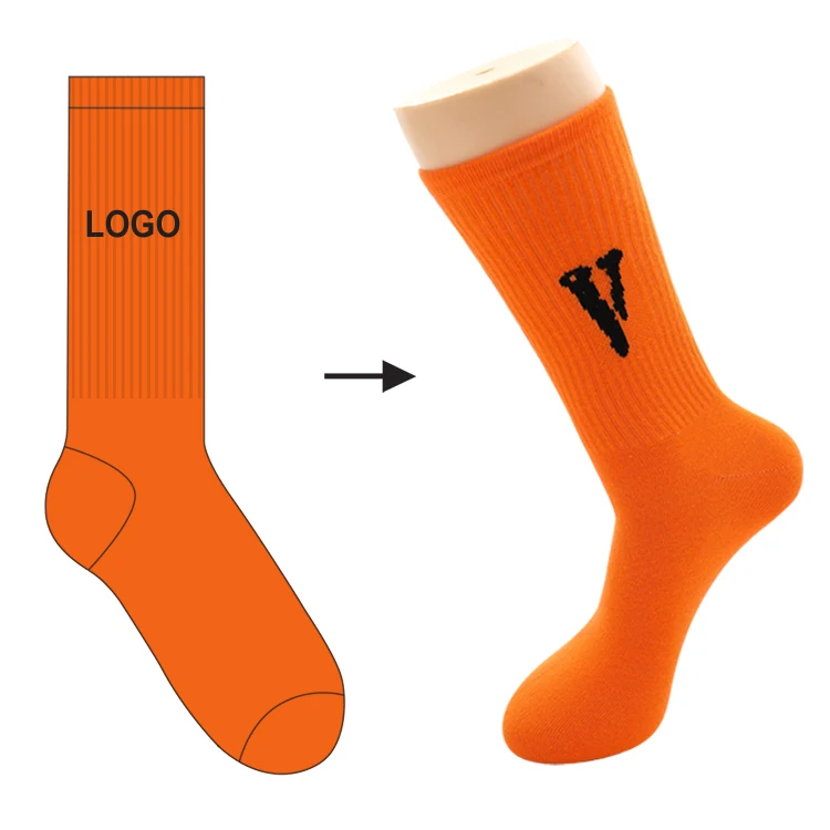 2022 Crazy Socks couple custom logo Fashion Adult Skateboarding cool sports Cotton Socks for Man