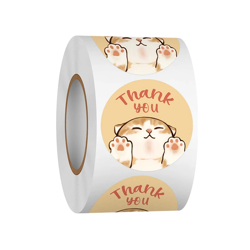 Заводская печать на заказ, благодарственные наклейки для упаковки этикеток