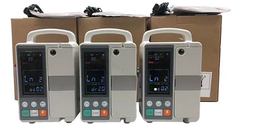 Medical Pet Portable LCD Touch Screen Intravenous Veterinary Infusion Pumps Iv Drip Infusion Pump