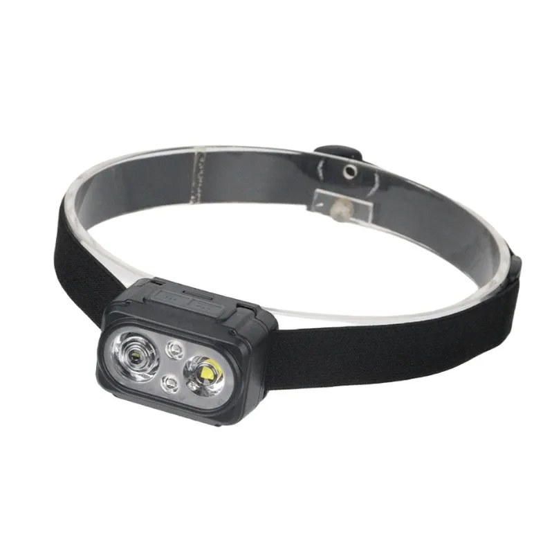 Induction LED headlight USB charging head mounted charging compact headlight hybrid LED headlights for dry charging and dual use