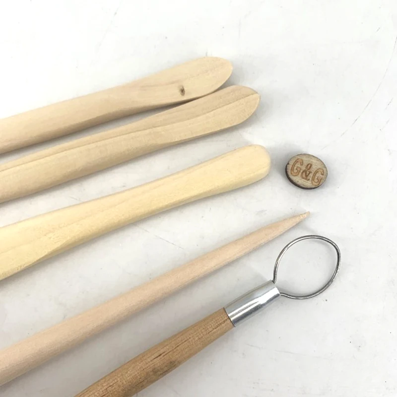 Лидер продаж детский инструмент для работы с глиной 5 предметов набор инструментов