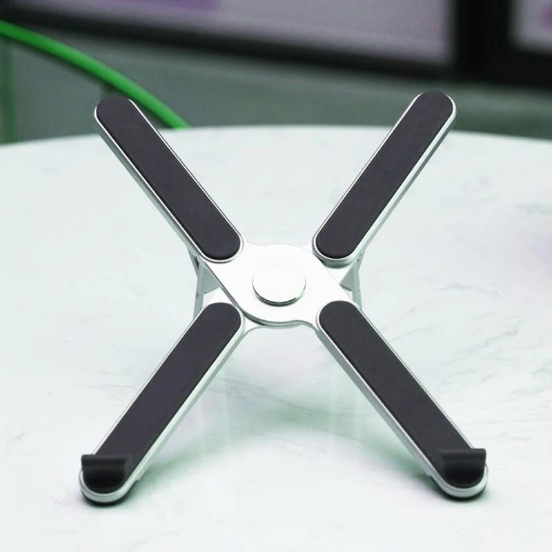 Подставка для ноутбука из чистого алюминиевого сплава, регулируемая по высоте