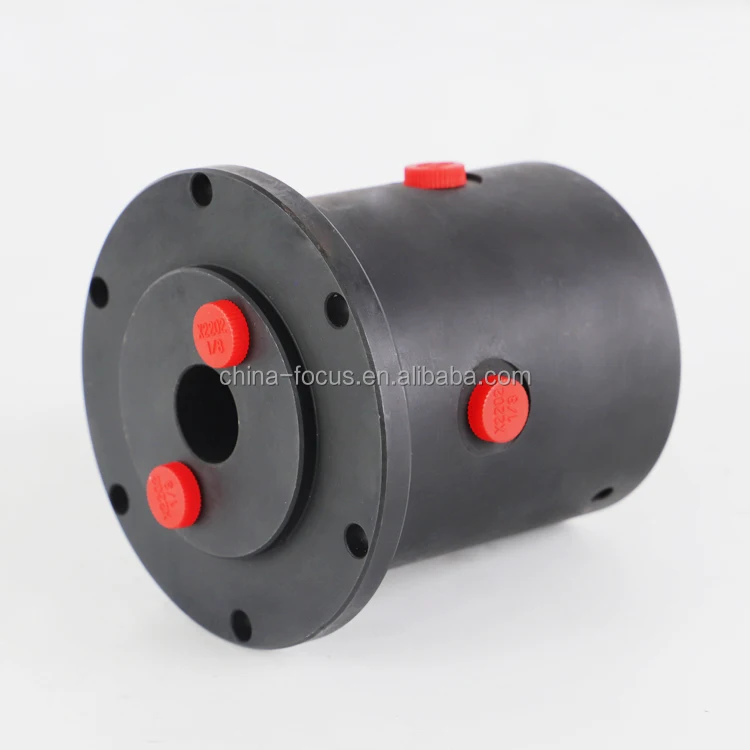 metal swivel union 2 channel flanges rotating joints hydraulic rotaries union