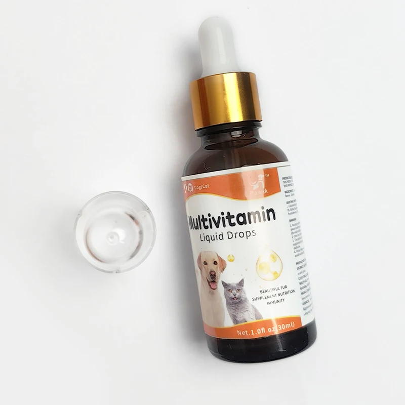 Natural Multi-action Pet vitamin Natural glucosamine liquid drops multivitamin supplement for dogs and cats