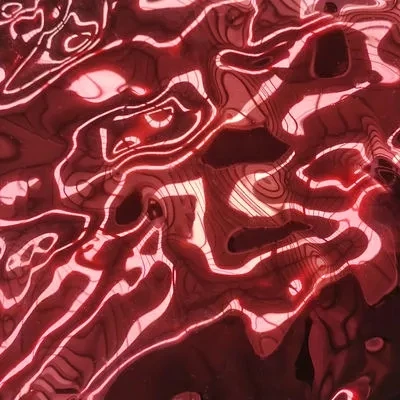 Сапфировый синий Декор 3d панель рельефная волна из нержавеющей стали лист для фона стены