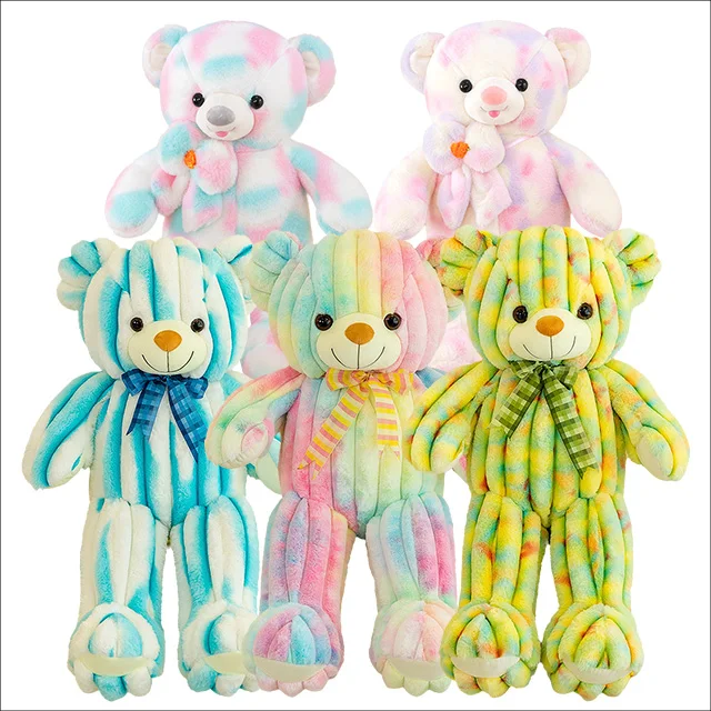 Lying Down Bear Plush Pillow Sofa Home Dolls Gift for Kids Stuffed Animal Teddy Bear Plush Toys Pillow Hot Selling Cute