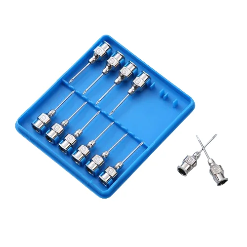 Hot Sale Animal Vaccination Injector Needles Reusable Stainless Steel Veterinary Hypodermic Syringe Needle