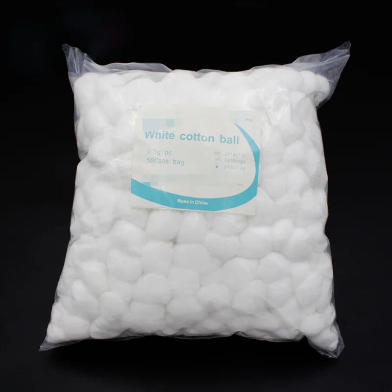 100% natural cotton factory supply soft absorbent cotton balls wholesale China OEM surgical Gauze cotton balls