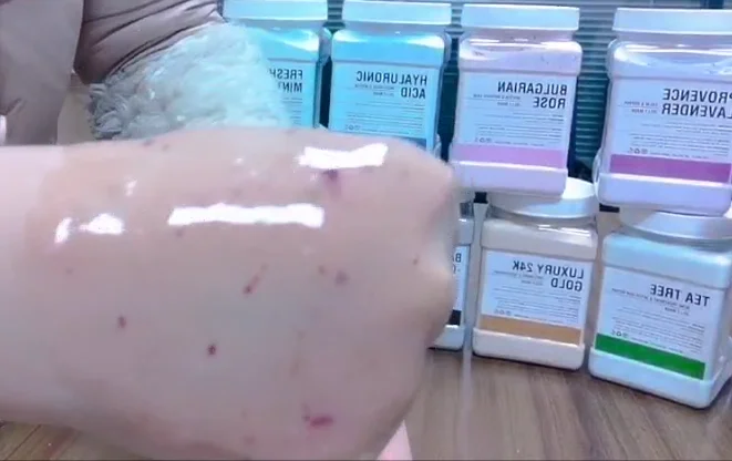  Free Shipping by Fedex 18 Pieces(18 Scents) Hydro Jelly Mask powder Ready to shipment within 10 days USA Canada and