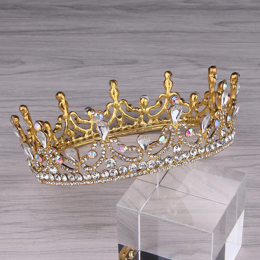 Manufacturers wholesale popular Europe and America 2019 new alloy crown crown bride wedding headwear accessories head headband