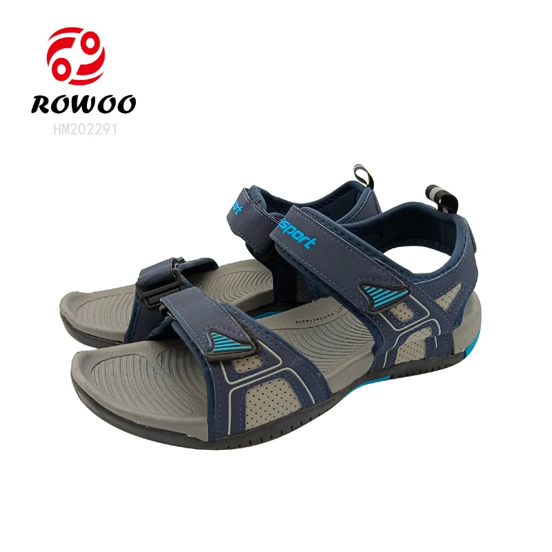 Wholesale Men Rubber Sandals Custom Slipper Sandals Summer Casual Sports Sandals