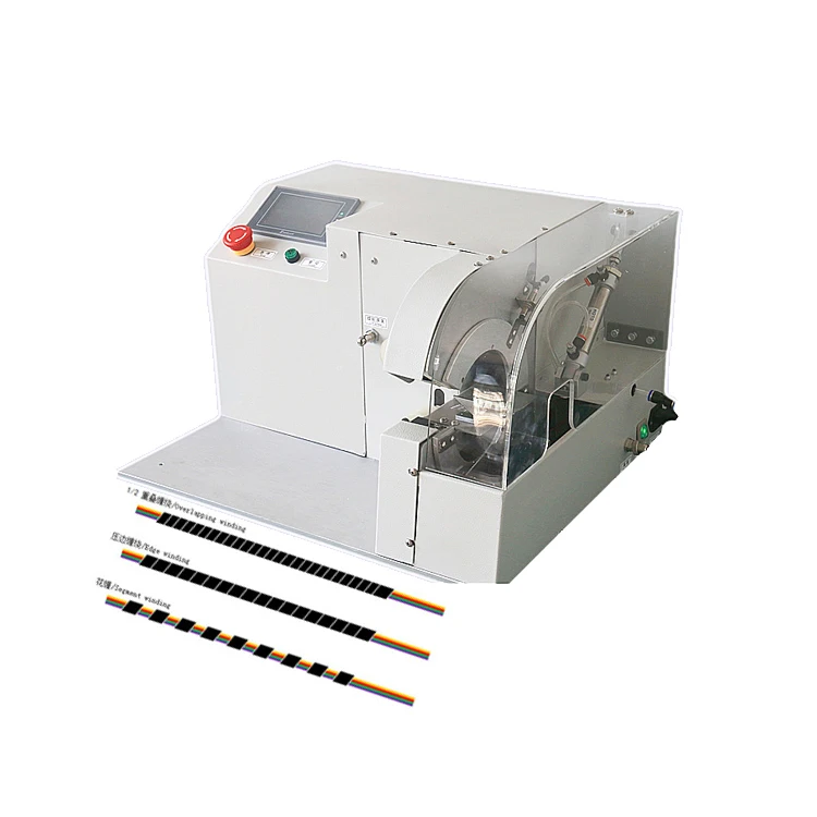 
Hot sale Automatic ptfe pvc flannel electrical tape wrapping machine 