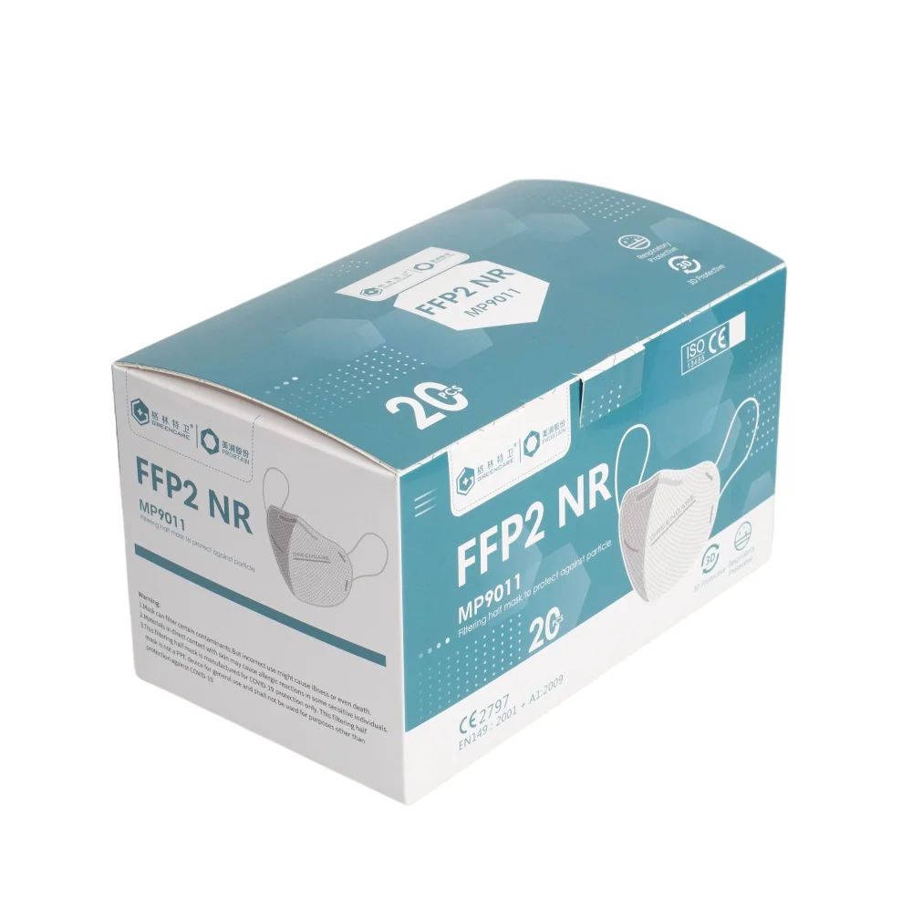 Ffp2 Full Face Respirator certificate with logo