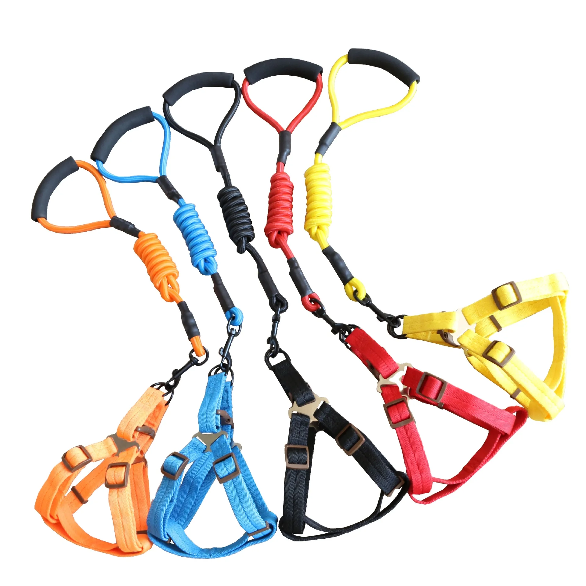 Dog Traction Rope Hand Nylon Handle Round Rope Chest And Back Set a Trap Pet Products Wholesale