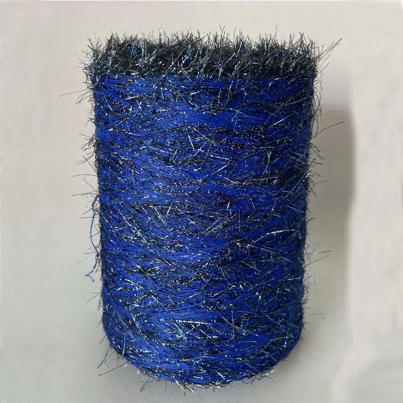 100% Polyester 3.5NM Paper Pieces Cheese Yarn Dance Ponytail