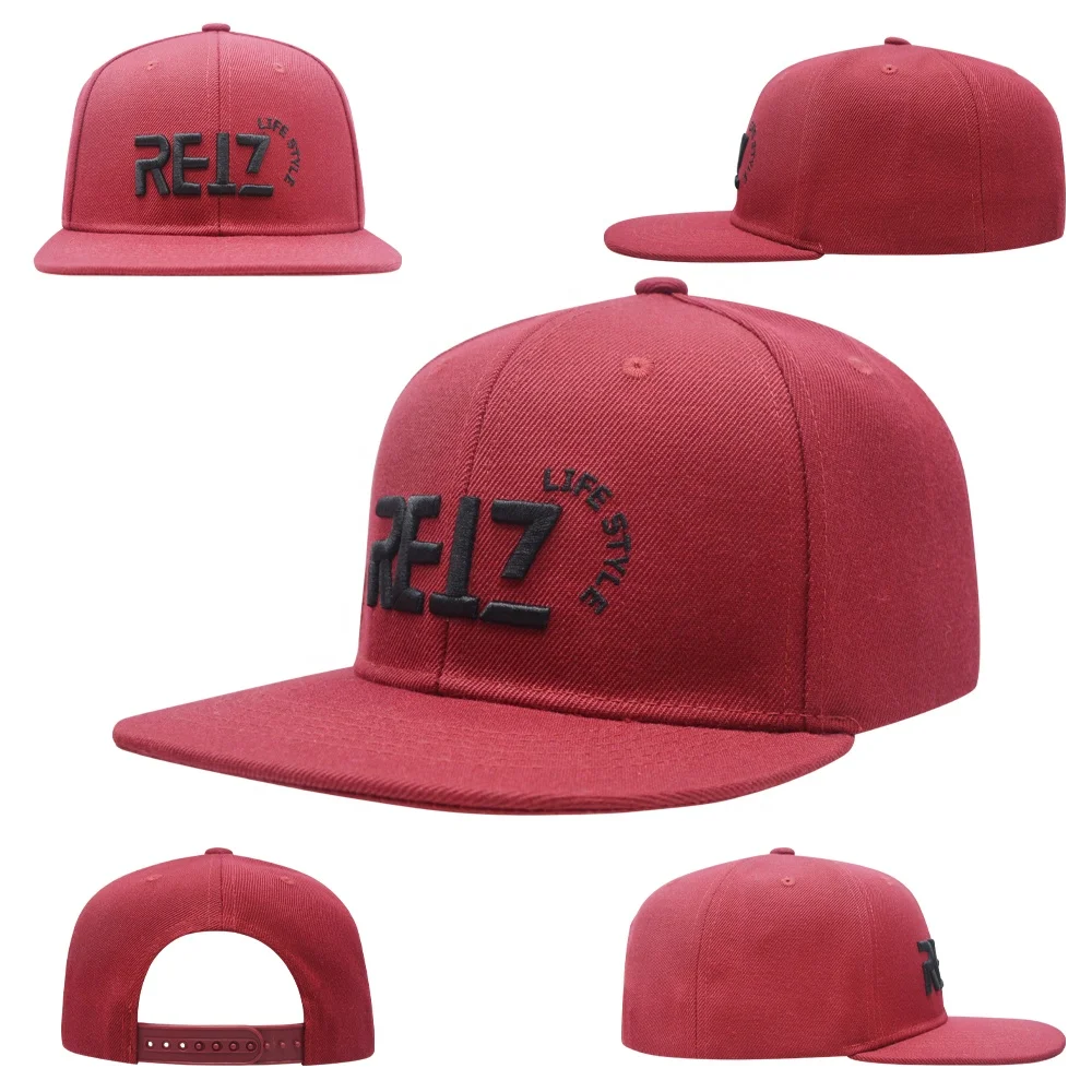 Cheap Price Custom Embroidered Logo 100% Cotton Snapback Cap Wholesale Flat Brim Fitted Gorras Hip Hop Sports Hat