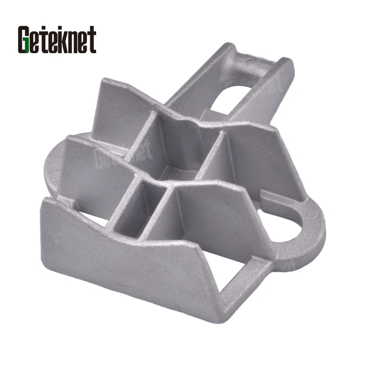 Geteknet Fiber optic cable tension wire fixing die casting anchoring clamp suspension Clamp