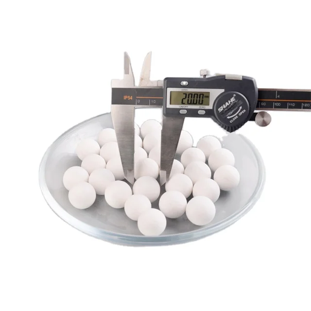 Ceramic industrial packing ball Inert Ceramic Alumina Support Media zirconia balls
