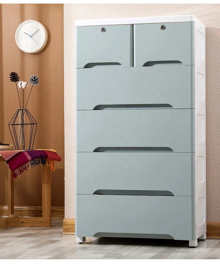 Wardrobe Storage Cabinet Foldable Organizer Cupboard Baby Kid Cloth Baby Plastic Drawer