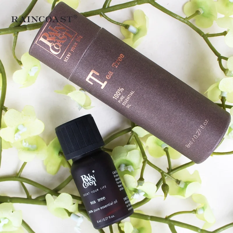 RAINCOAST 8ML Essential Oil Bottles Natural Aroma Oil For Ultrasonic Diffuser 100% Pure Essential Oil