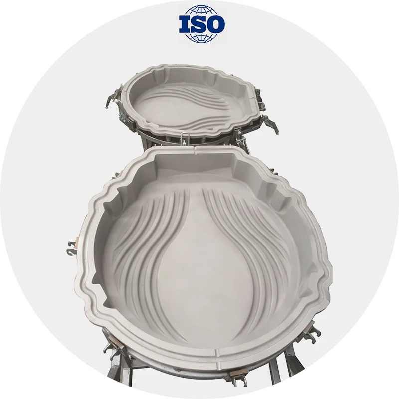 Custom roto mold LDPE plastic big rotomolded rescue plastic boat mold canoe rotational moulds