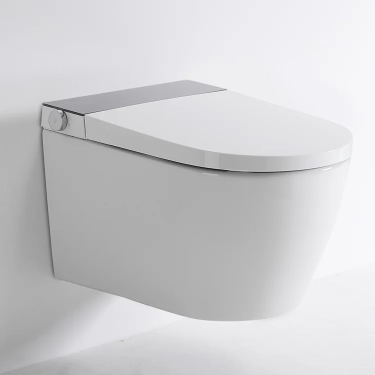 Automatic slim design new durable watermarked smart toilets smart wc toilet wall hung toilet