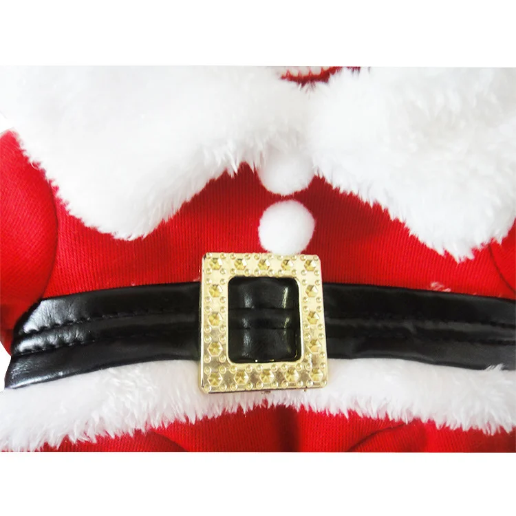 Pet Christmas Accessories Pet Clothes Wholesale Autumn and Winter Cat Clothes Cute Santa Claus Dogs Cats Costume