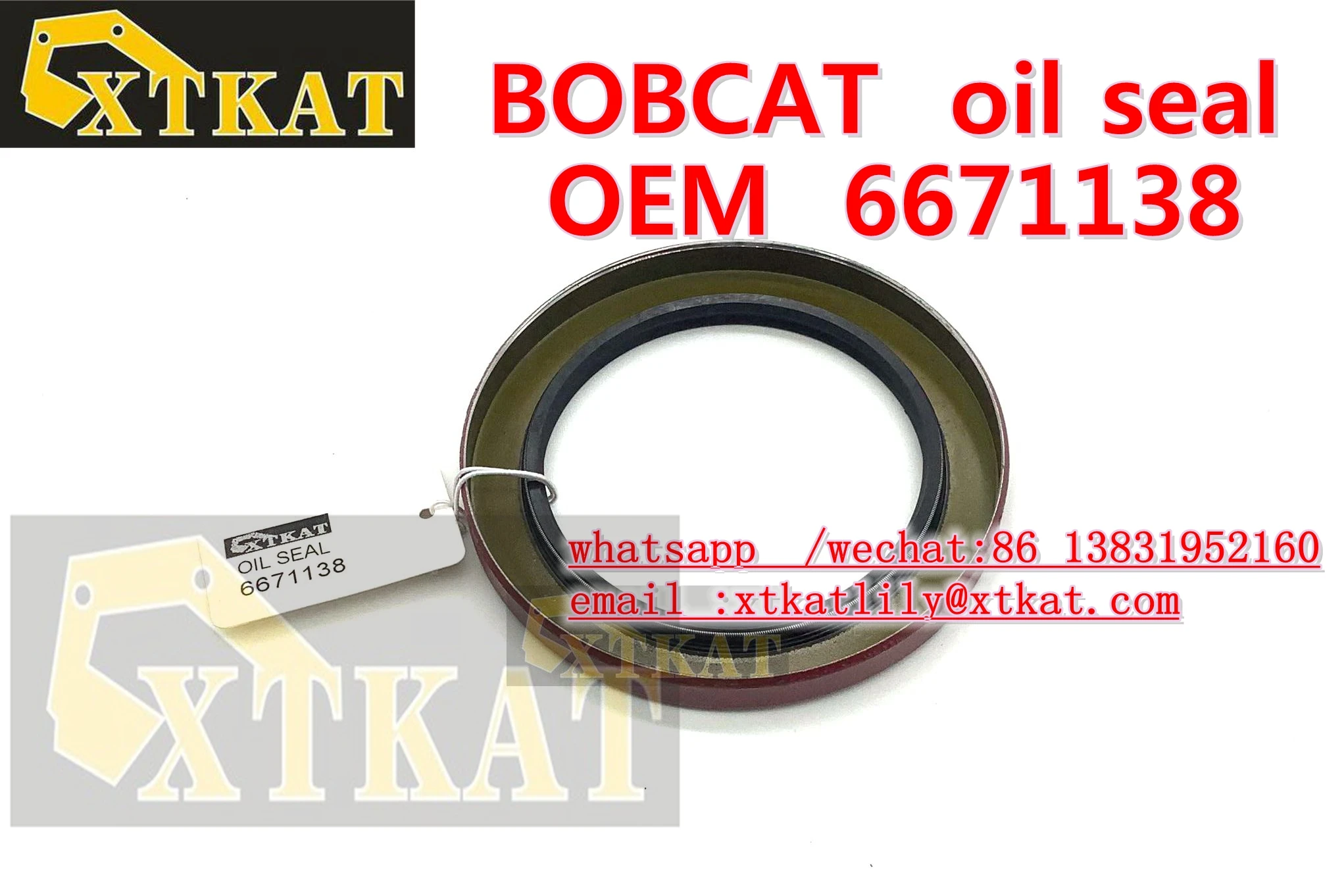 Уплотнение оси XTKAT Bobcat 6671138 уплотнение масла Заводская поставка высококачественных автозапчастей