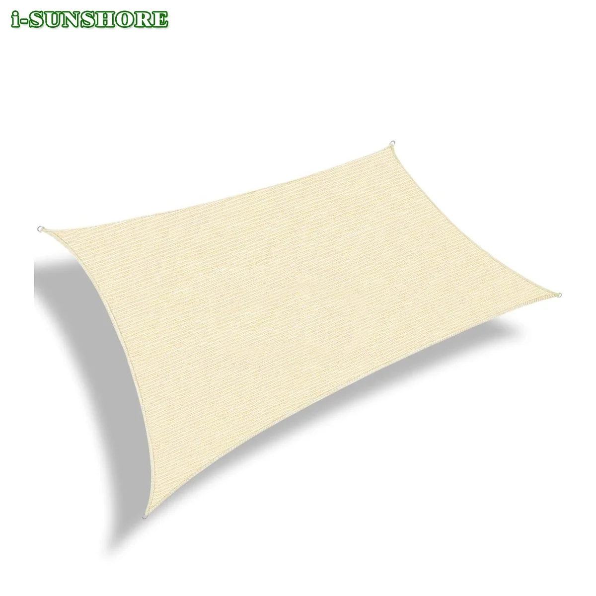 Sun Shade Sail Rectangle Sand UV Block Sunshade for Backyard Yard Deck Patio Garden Outdoor Activities and Facility