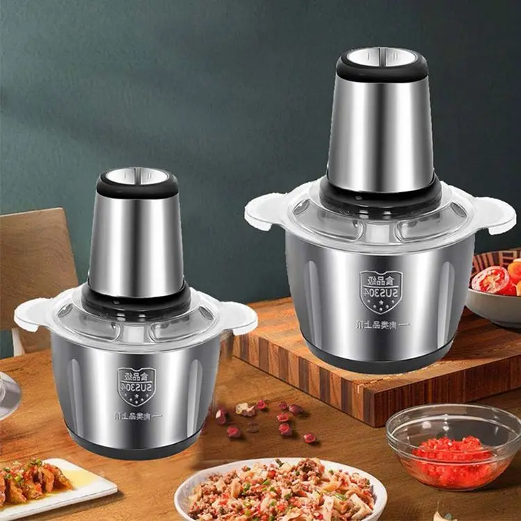 3L electric meat grinder stainless steel food processing machine meat grinder