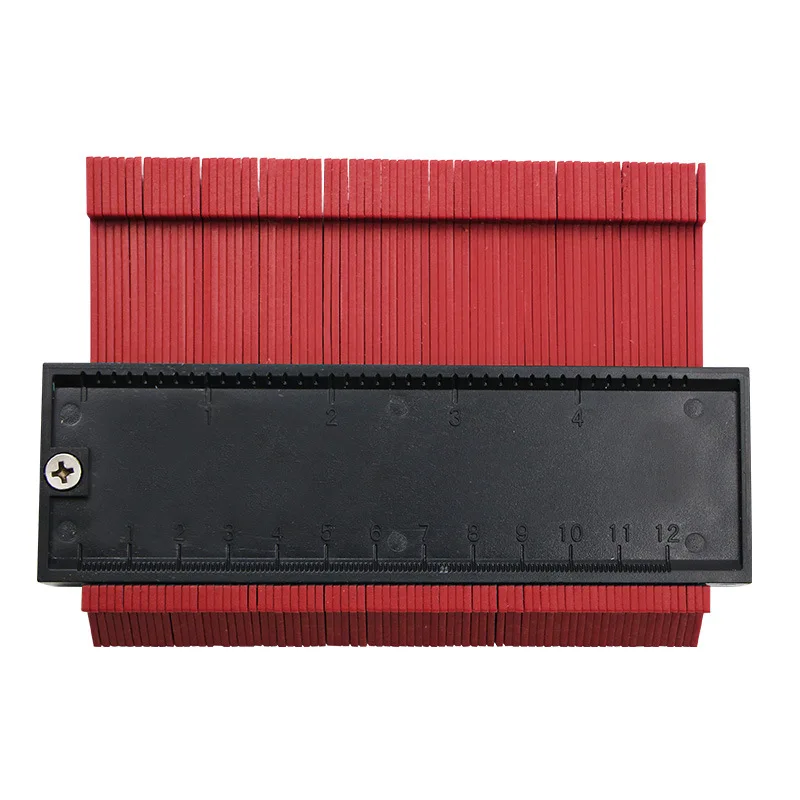 12cm Shape Contour Gauge Profile Tool Plastic Contour Copier Measuring Instruments Shape Gauge Duplicator Contour Template Tools