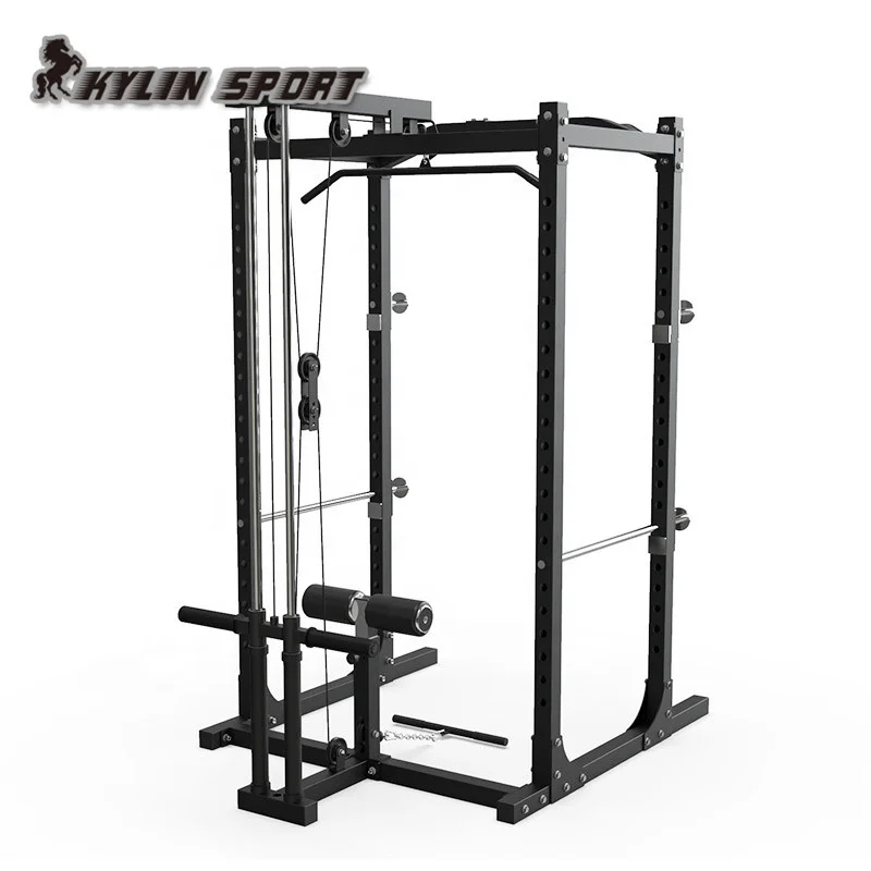 Kylinsport gym home equipment wholesale power cage squat rack multi functional fitness power rack